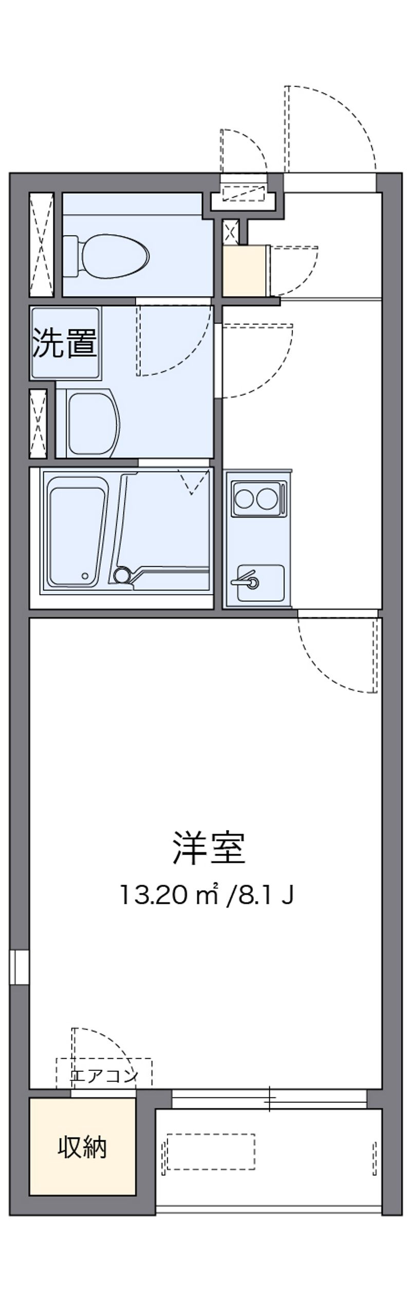レオネクストクレモンティーヌ 間取図