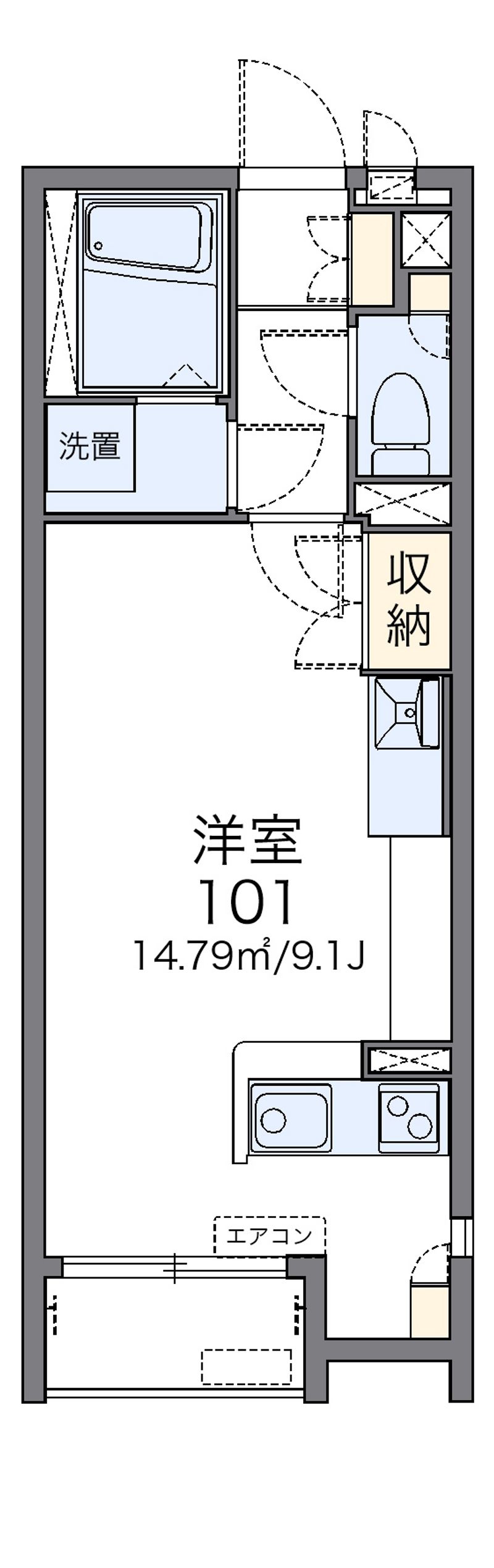 レオネクストＲｉｎｊｙｕ 間取図