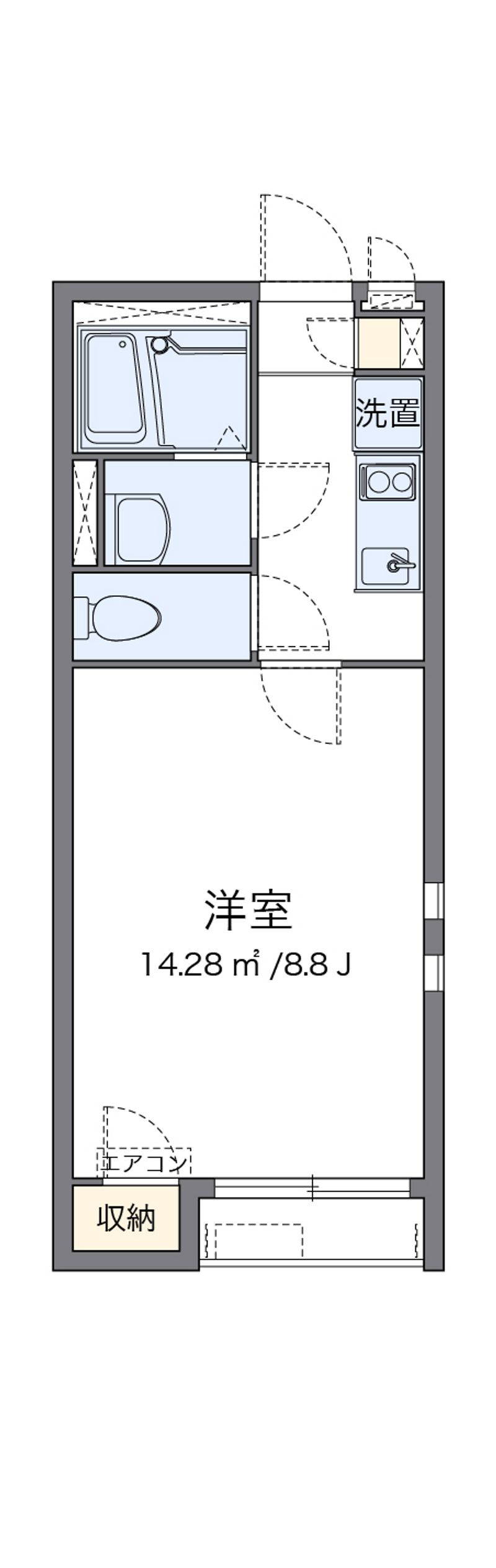 クレイノリヒトハイム 間取図