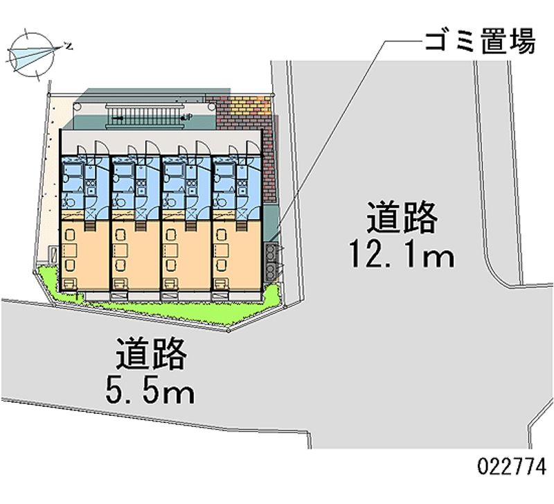 レオパレスいずみ 区画図