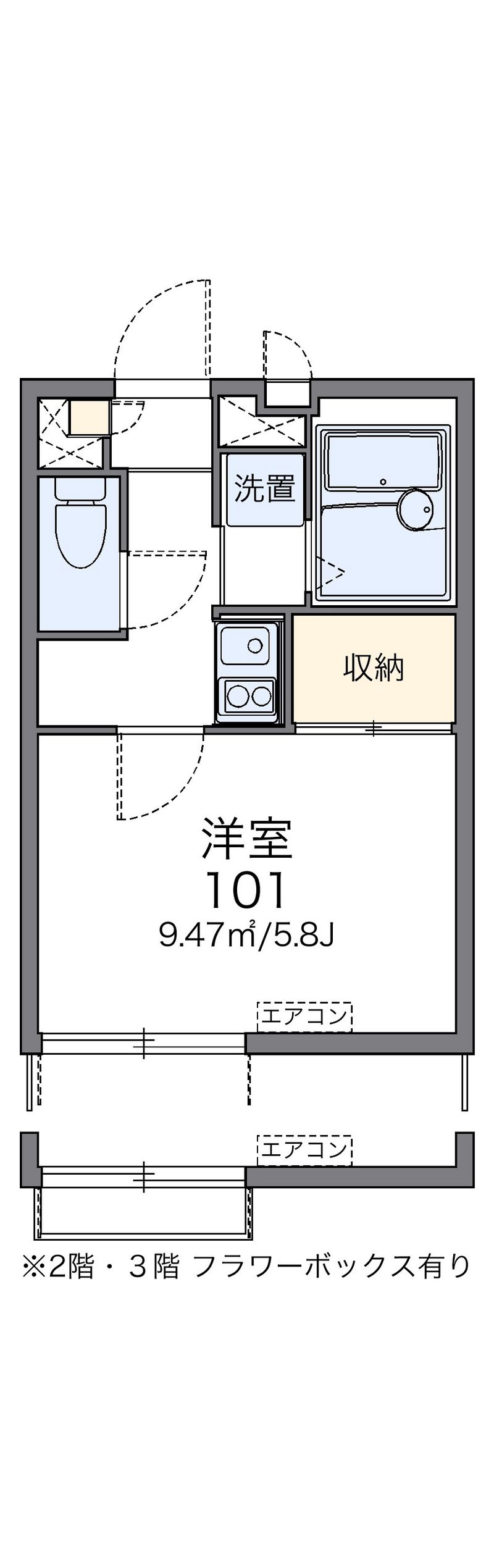 レオパレスＢＲＩＳＥ関町東 間取図