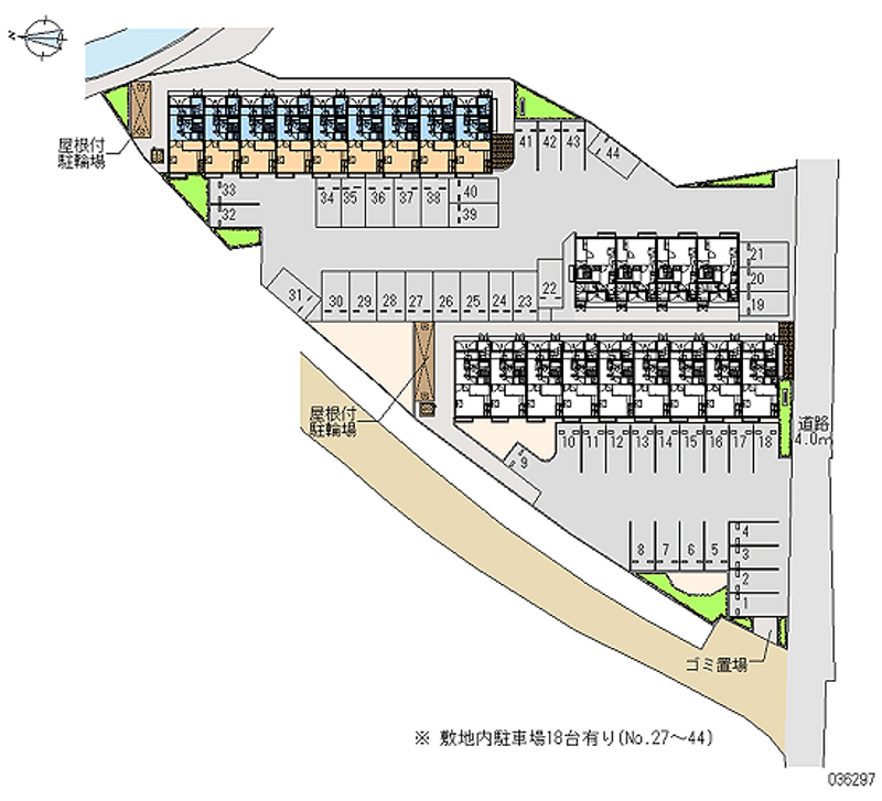 36297 Monthly parking lot