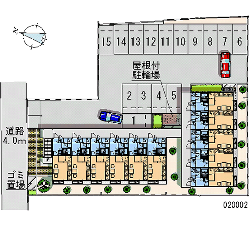 20002 Monthly parking lot