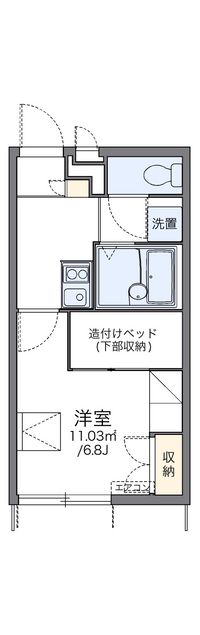 レオパレスＬｏｔｕｓ坂下 間取り図