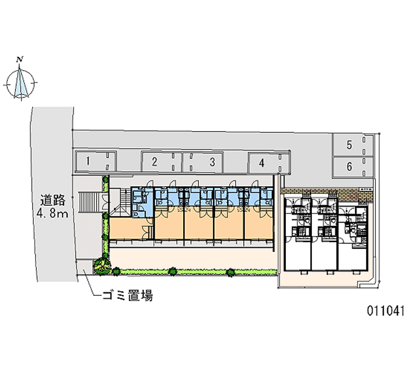 11041月租停车场