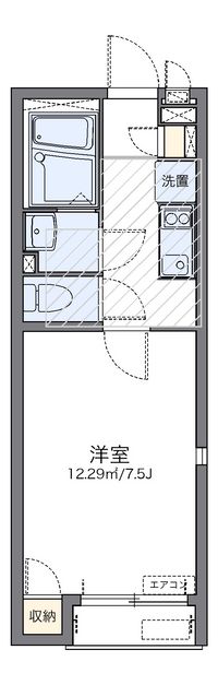 レオネクストラムールウールー 間取り図