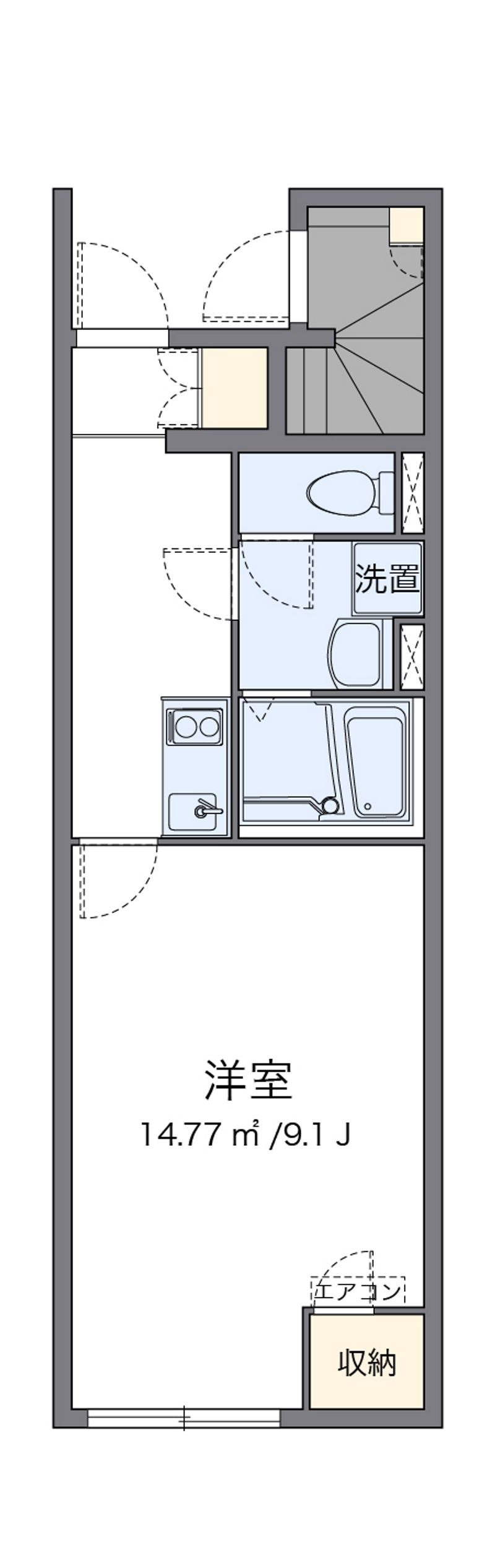 クレイノ井戸浜 間取図