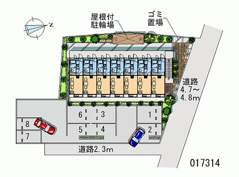 レオパレスルミエール 月極駐車場