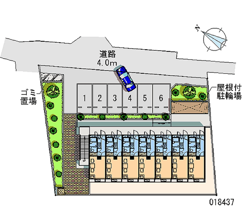 18437月租停车场