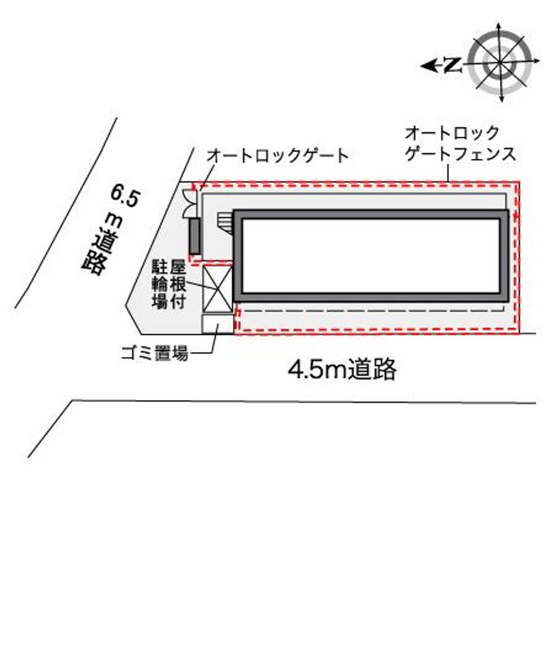 レオパレスフィオーレ石神井台 配置図