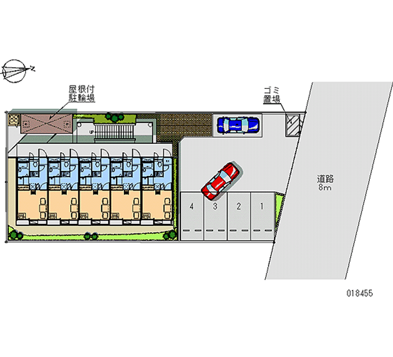 18455 Monthly parking lot