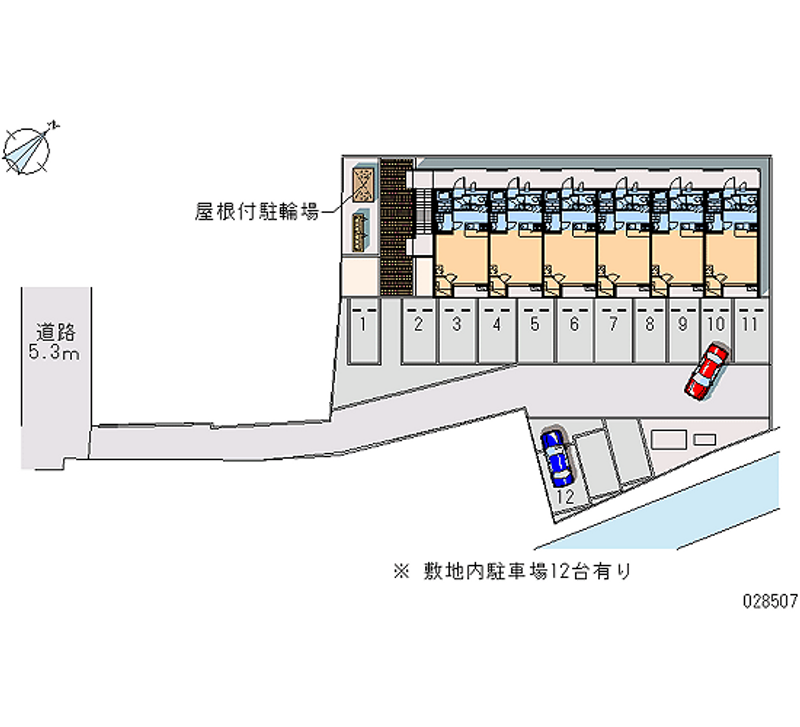 28507 Monthly parking lot