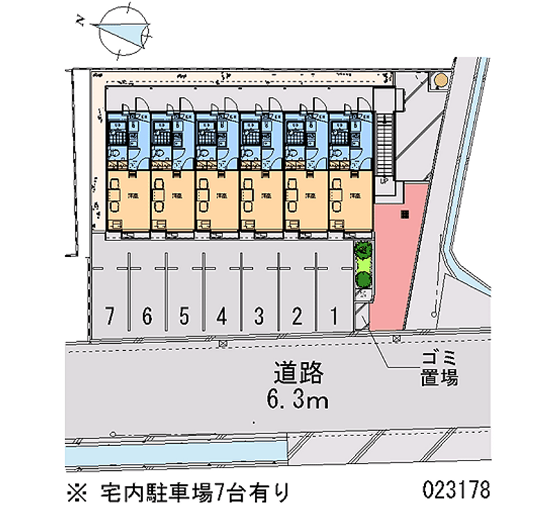 レオパレスファミリー 月極駐車場