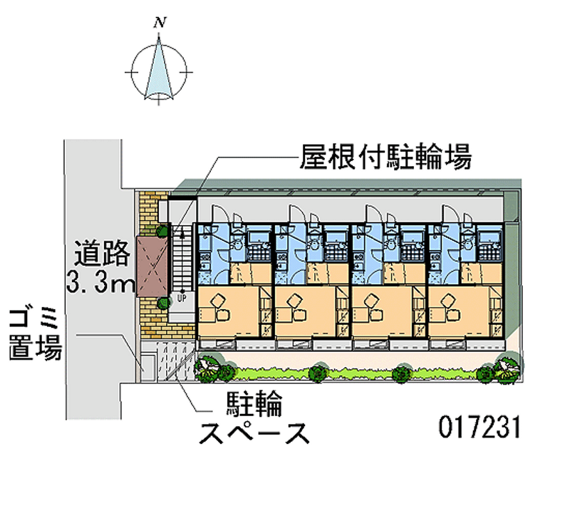 レオパレスＩＭＡＧＯⅡ 区画図