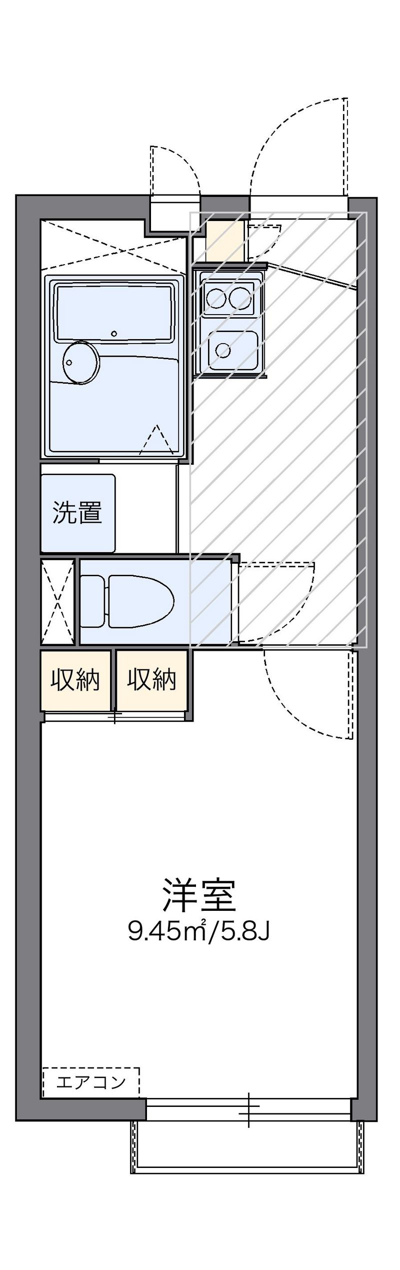 leopalace Oppama Floor plan