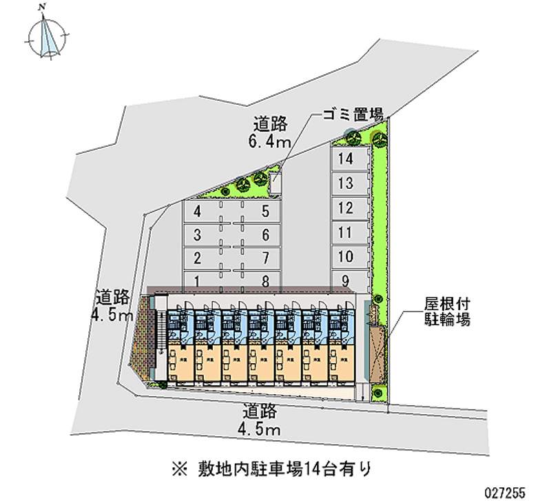 27255月租停車場