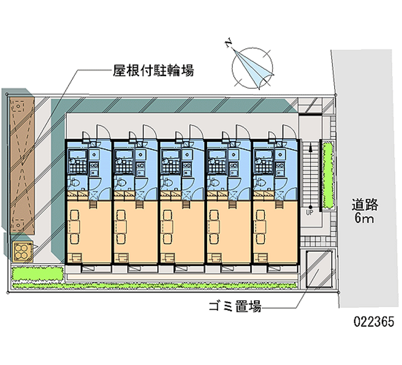 レオパレスルミエール東領家 区画図