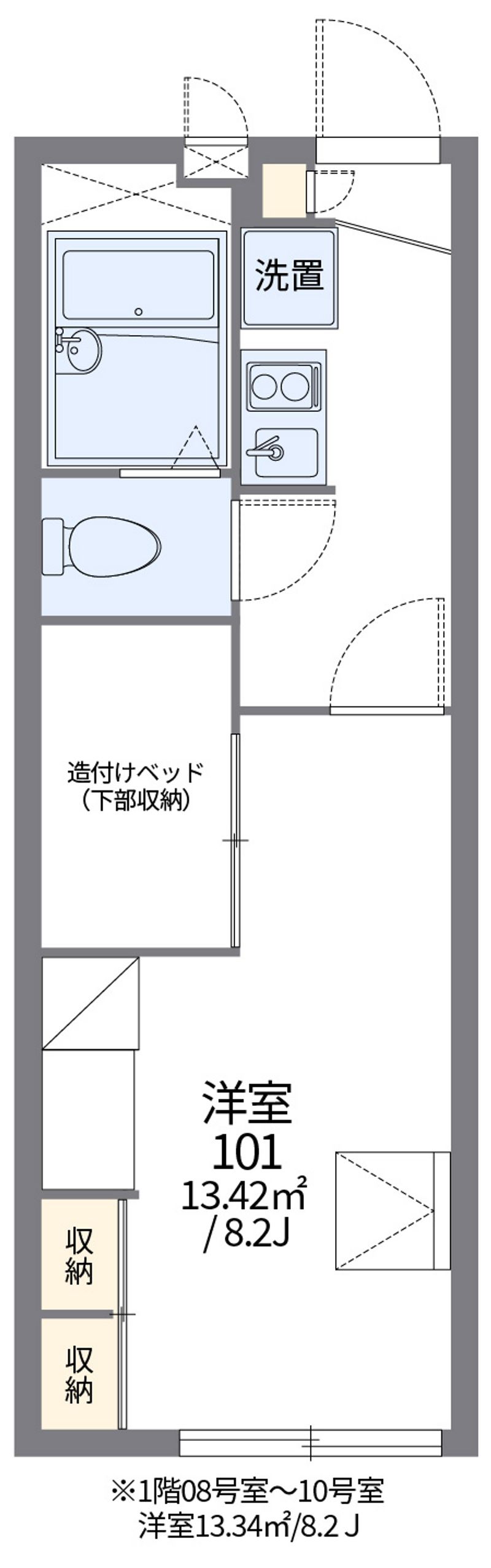 レオパレス辻九第一 間取図