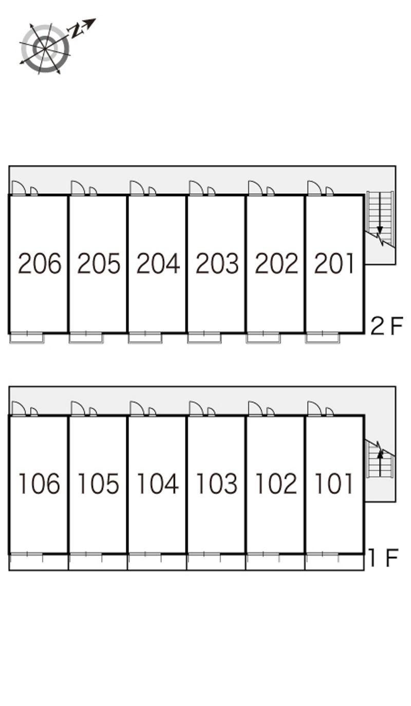 レオパレスＳＷＥＥＴ　ＨＯＭＥ 間取配置図