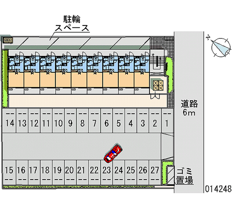 14248 bãi đậu xe hàng tháng