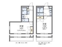 レオパレス彩弐番館 間取図