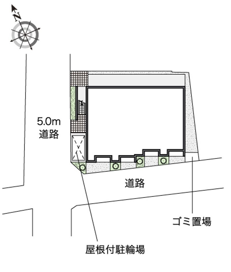 レオネクストウエスト早稲田 配置図