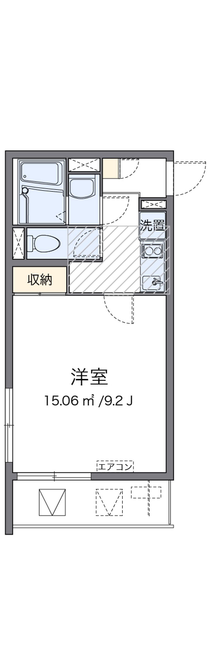 クレイノパークピア火宮 間取図