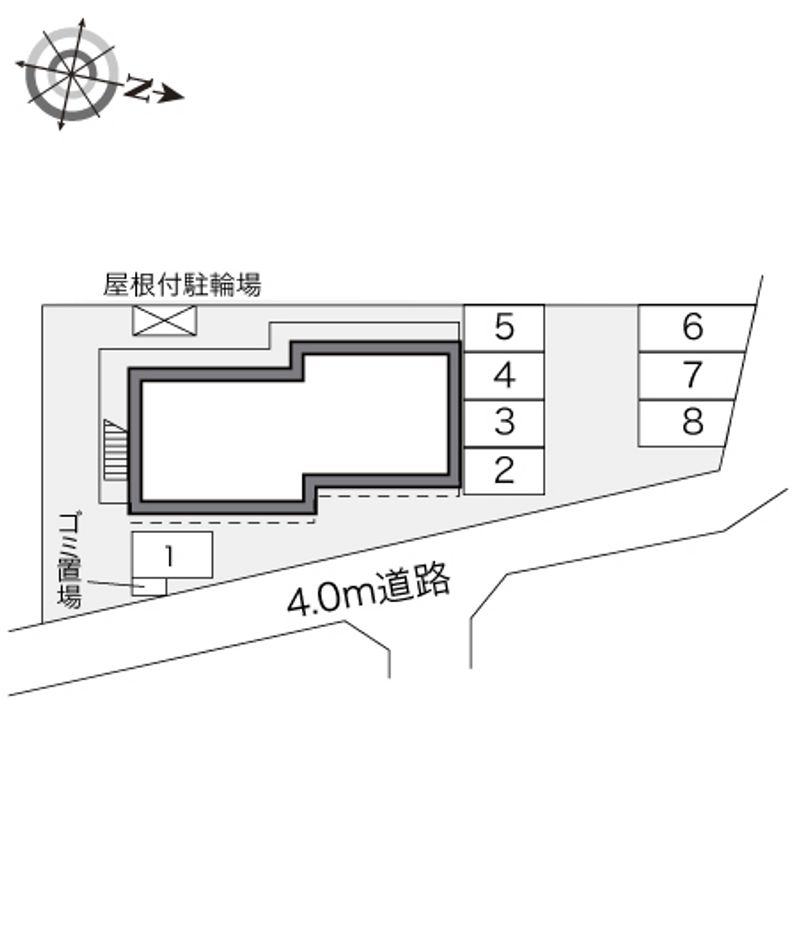レオパレスひのくに 配置図