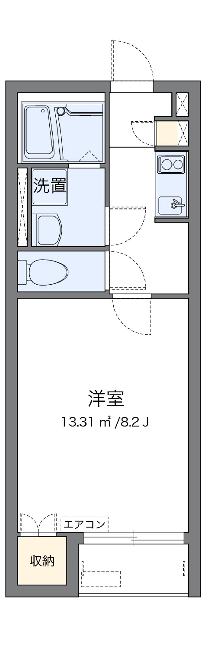 レオネクストひまわり 間取図