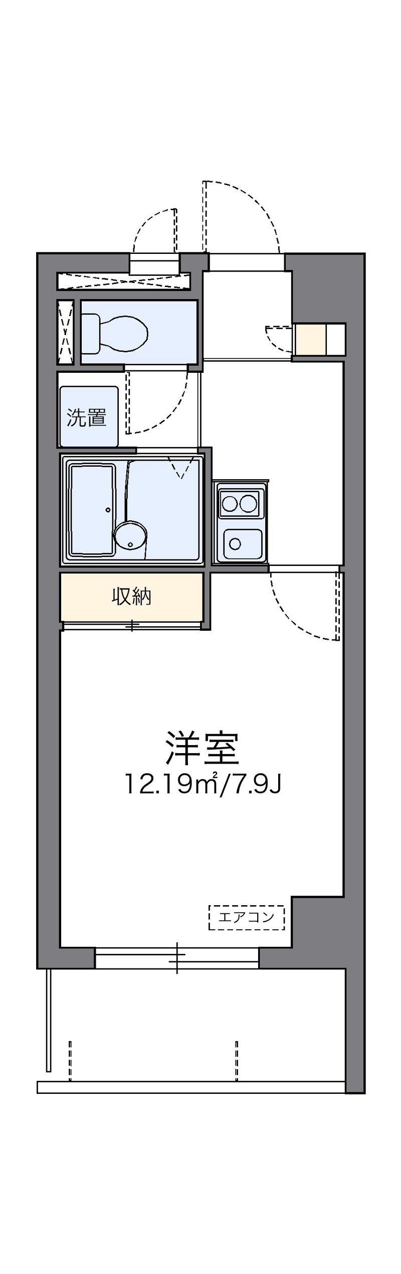 leopalace MARUTOKU 户型图