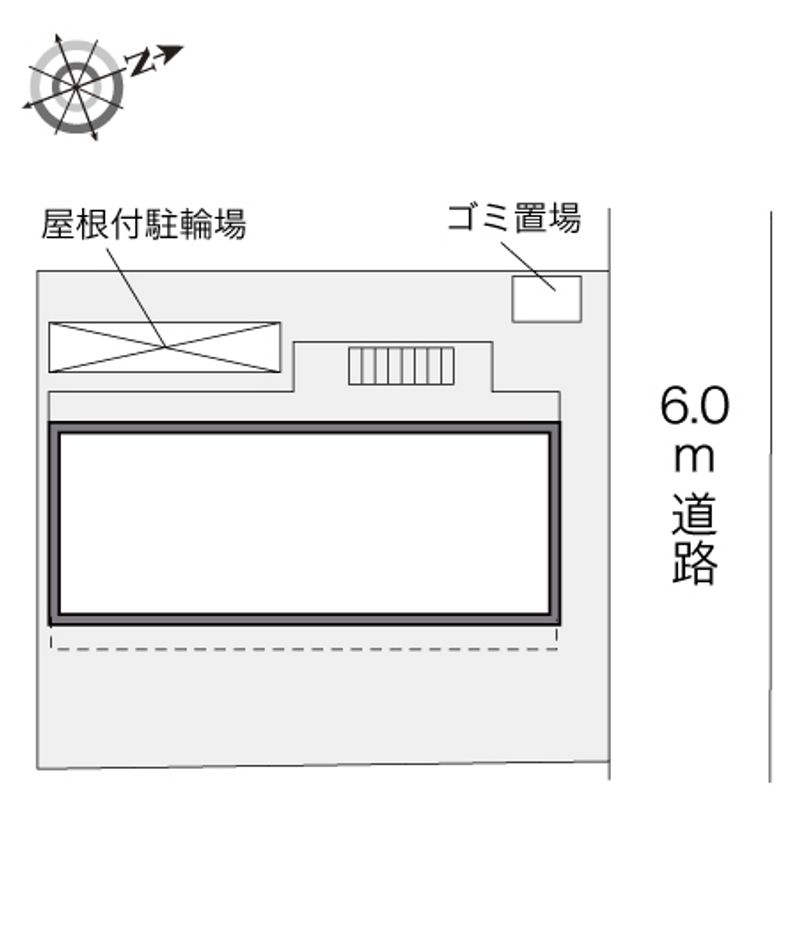 レオパレスビバ上板橋 配置図