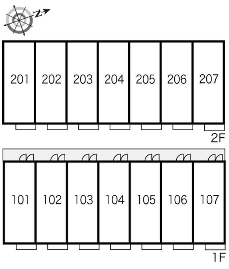レオパレスアクア 間取り配置図