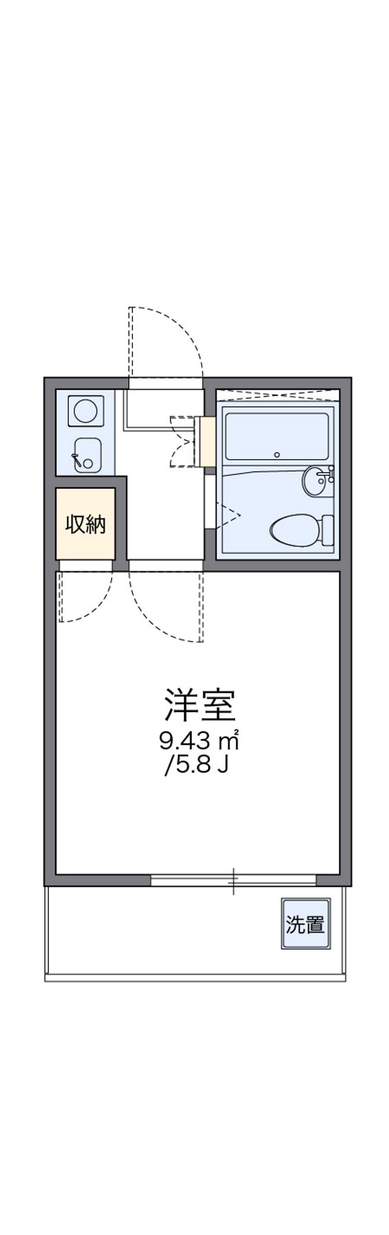 レオパレス三橋 間取図