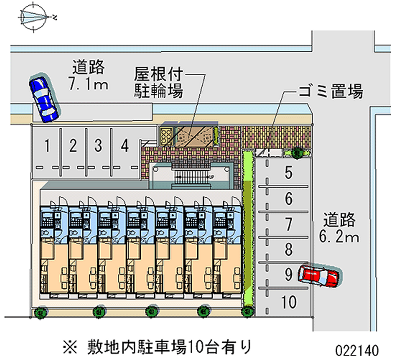 22140 Monthly parking lot