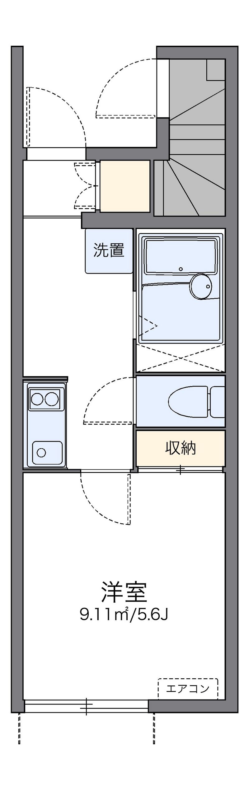 レオネクストｗｅｓｔｒｏａｄ 間取図
