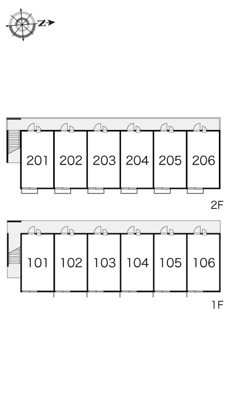 レオパレス太陽 間取配置図