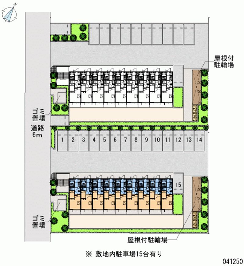 レオパレスカモミールＡ 月極駐車場