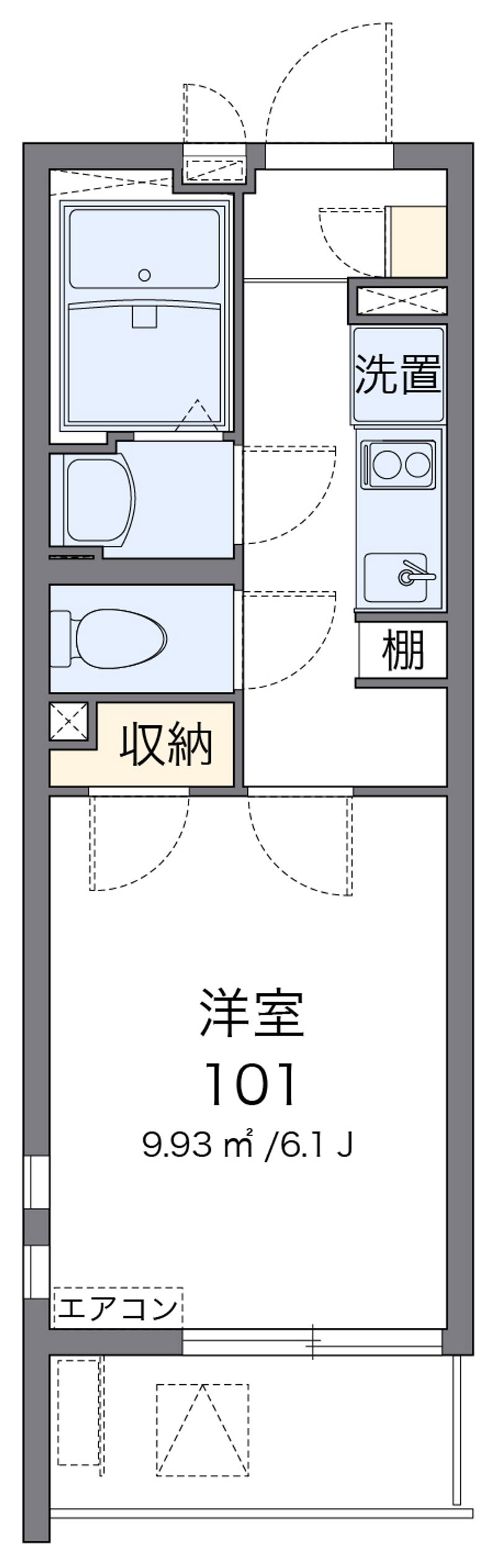 クレイノ翠 間取図