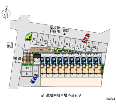 34541 Monthly parking lot