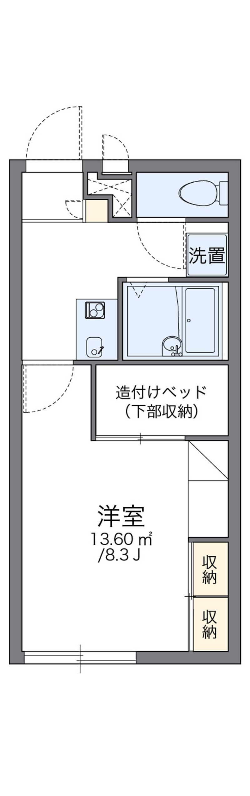レオパレスｃａｌｉｅｎｔｅ 間取図