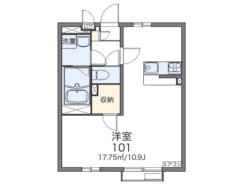 レオネクストエスペランサⅡ 間取図