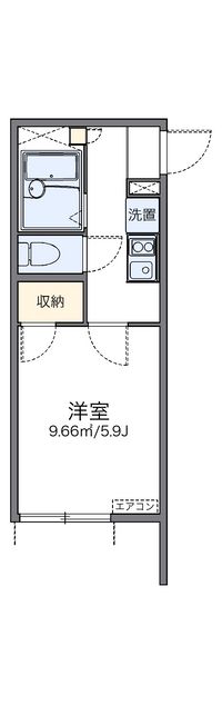 レオパレスマリンドゥシャンス 間取り図