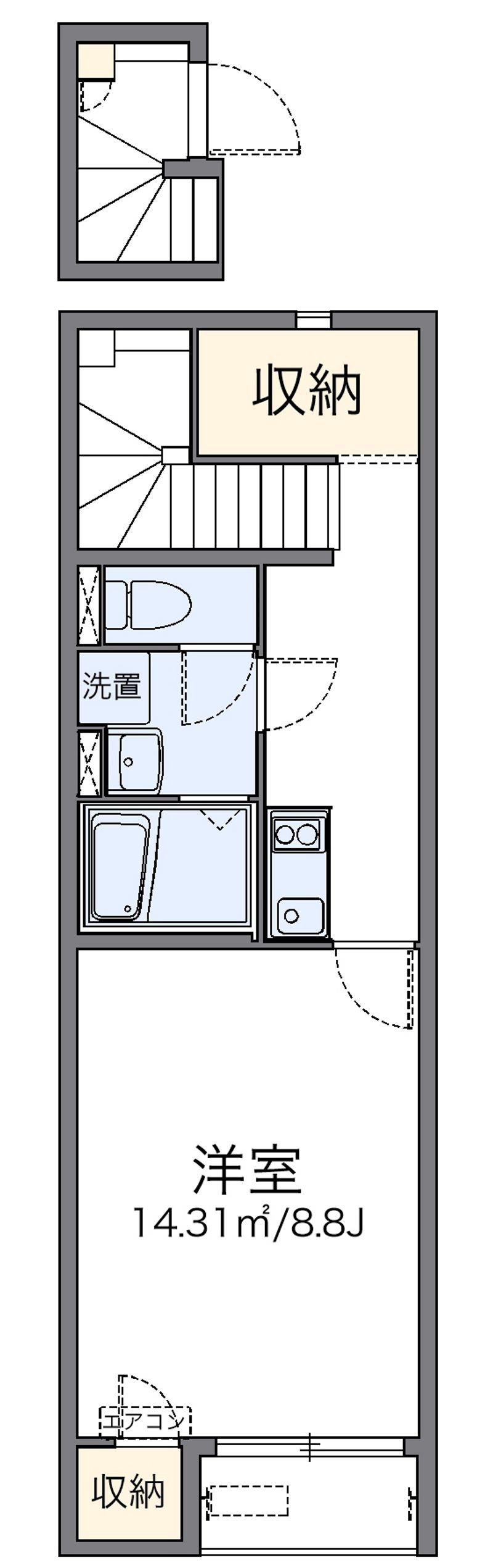 LEONEXT Pastoral Kaminoyama II Floor plan
