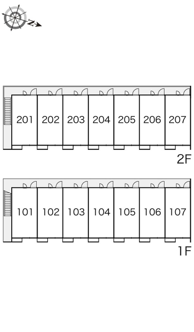 レオパレスＫＥＮＴ 間取配置図