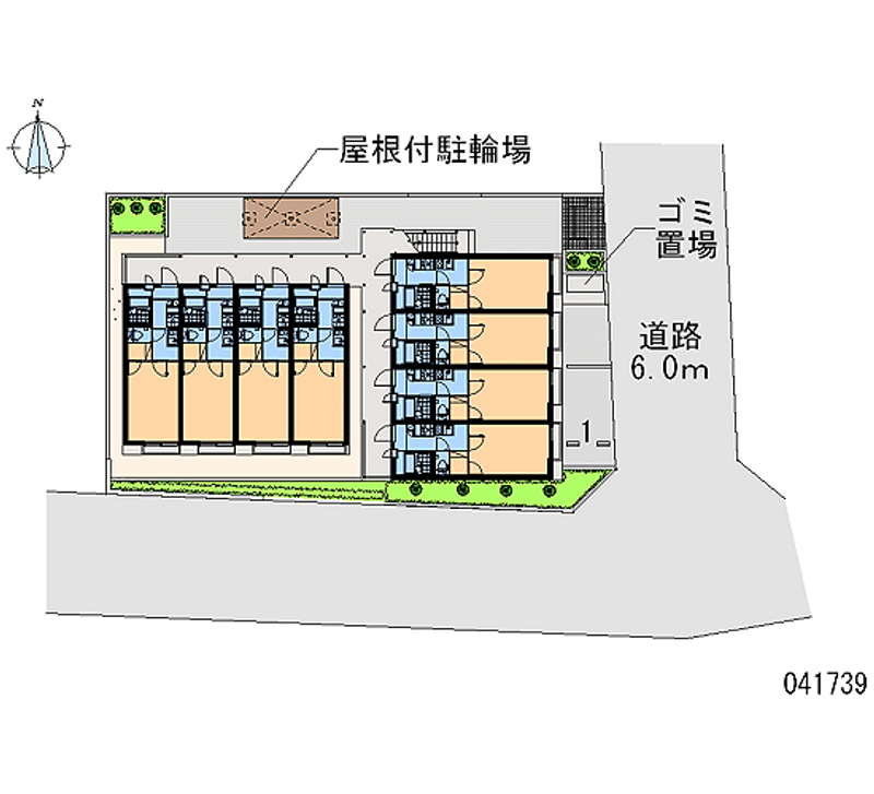 レオパレス黎 区画図