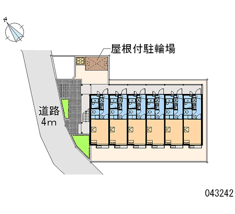 レオパレスビューテラス 区画図