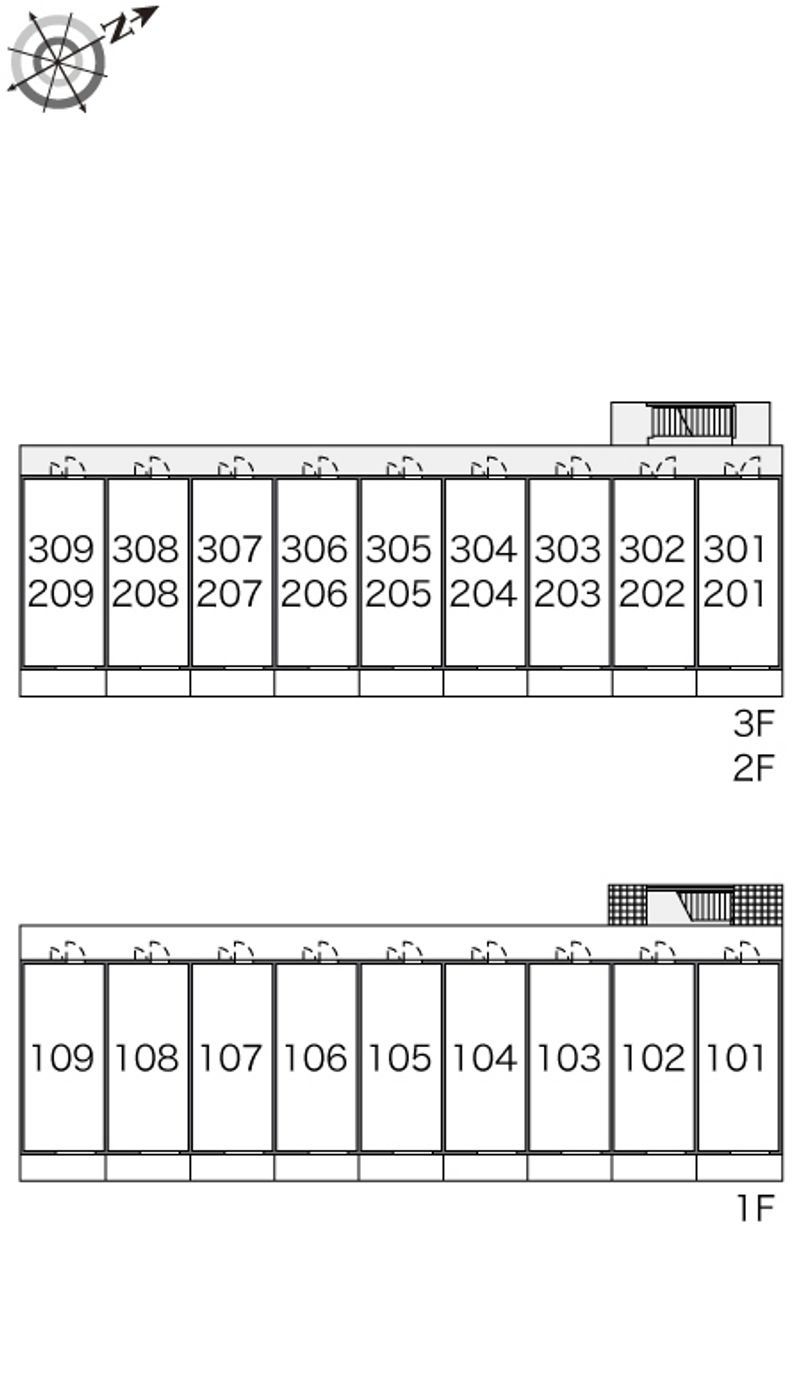 レオネクストカロータ 間取り配置図