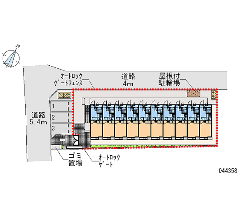 44358 bãi đậu xe hàng tháng