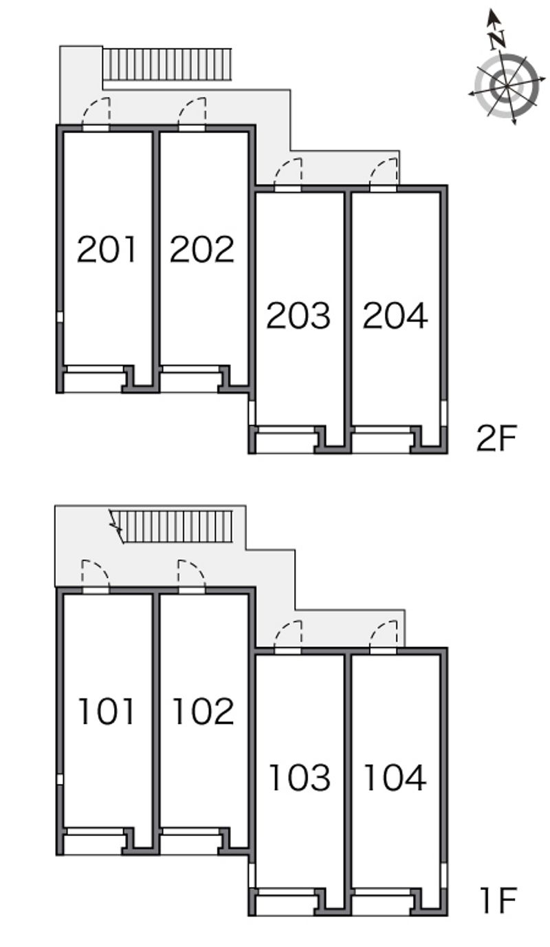 レオネクストパステーク 間取配置図