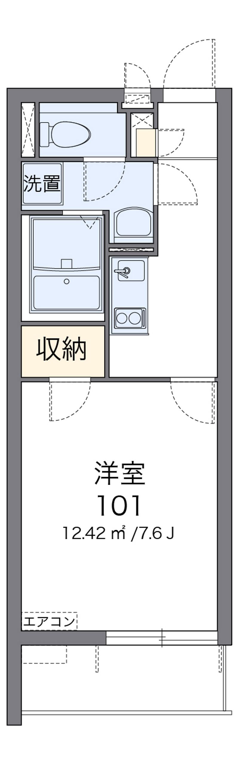 クレイノミュートス　テセラⅡ 間取図